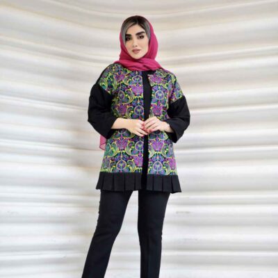 Manteau Suzani persan modèle Aylar