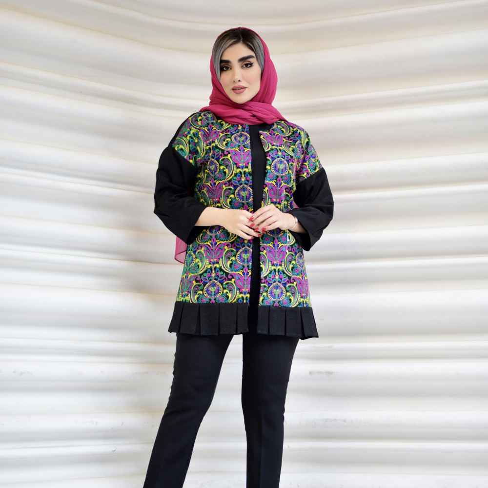 Manteau Suzani persan modèle Aylar