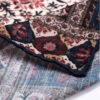 Foulard en soie persane pour femme - Luxe et vibrant carré Golestan