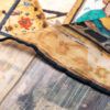 Foulard en soie persane pour femme - Luxe et vibrant carré Khosro o Shirin