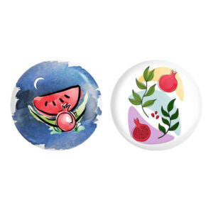 Ensemble de 2 Badges à Épingle Persans – Nuit de Chelle