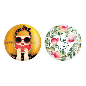 Ensemble de 2 Badges à Épingle Persans – Shab-e Chelle