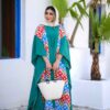 Abaya papillon élégante pour femmes – Tissu crêpe doux