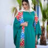 Abaya papillon élégante pour femmes – Tissu crêpe doux