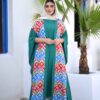Abaya papillon élégante pour femmes – Tissu crêpe doux