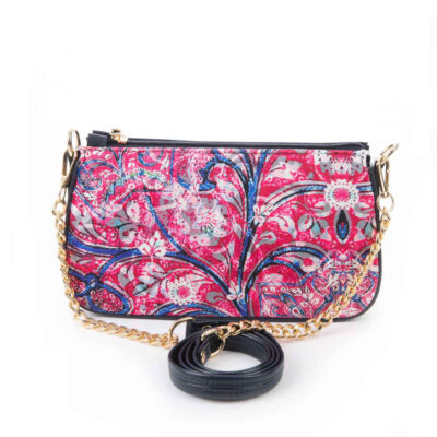 Sac à main en fausse cuir avec chaîne Hamta fait main