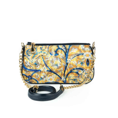Sac à main en fausse cuir avec chaîne Yadegari fait main
