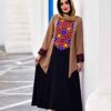 Women's Long Sleeve Embroidered Dress Model Asoo