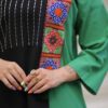 Women's Long Sleeve Linen Dress Model Maral