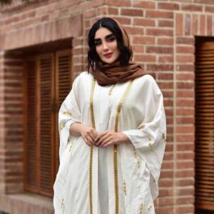 Abaya papillon élégante pour femmes – Manches aérées & tissu doux