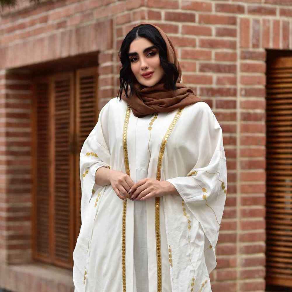 Abaya papillon élégante pour femmes – Manches aérées & tissu doux