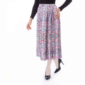 Modèle de jupe midi plissée pour femmes Hadi