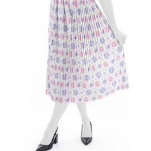 Modèle de jupe midi plissée pour femmes Vahab