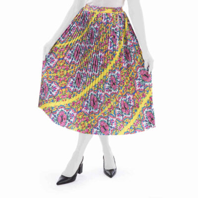 Modèle de jupe midi plissée pour femmes Vestay
