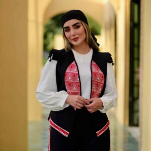 Ensemble gilet, tunique & pantalon pour femmes modèle Gunash