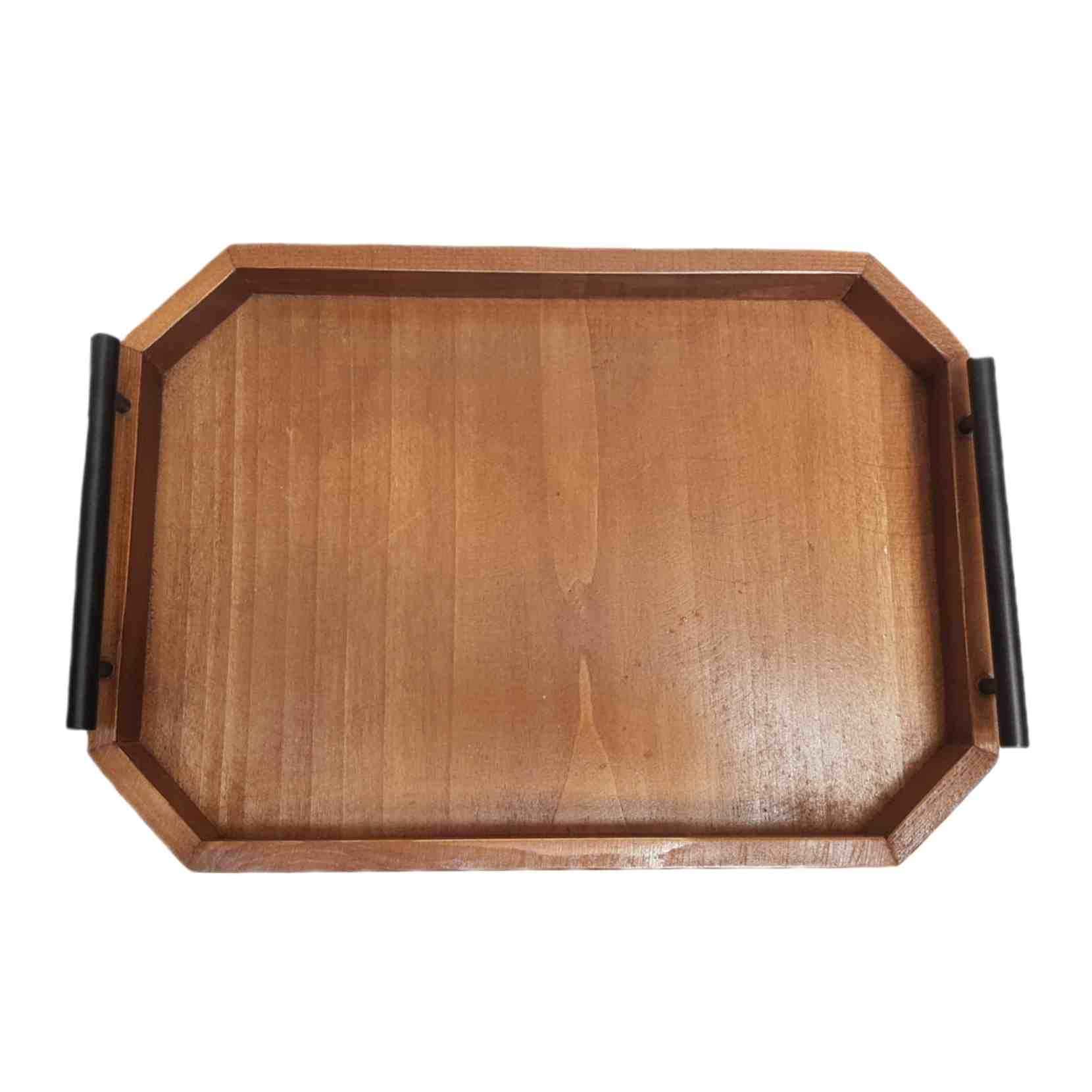 Plateau de service en bois pour thé Modèle Orkid