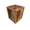 Ensemble corbeille et boîte à mouchoirs en bois