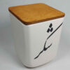 Bocal en céramique pour la cuisine décoré de calligraphie persane Shekar
