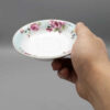 Assiette à thé persane - Porcelaine avec motif Berkeh (Lot de 6)