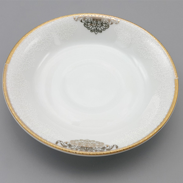 Assiette à thé persane - Porcelaine avec motif Haleh (Lot de 6)