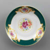 Assiette à thé persane - Porcelaine avec motif Floral Gole Sorkh (Lot de 6)