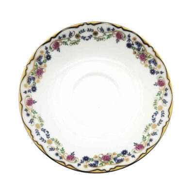 Assiette à thé persane – Porcelaine avec motif Golestan (Lot de 6)