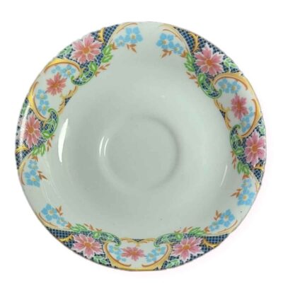 Assiette à thé persane – Porcelaine avec motif Nostalgique (Lot de 6)