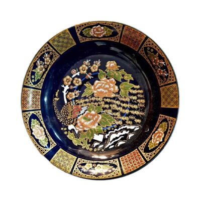 Assiette à thé persane – Porcelaine avec motif Tavoos (Lot de 6)