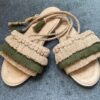 Sandales Macramé Fait Main - Chaussures Boho pour l'Été