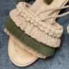 Sandales Macramé Fait Main - Chaussures Boho pour l'Été