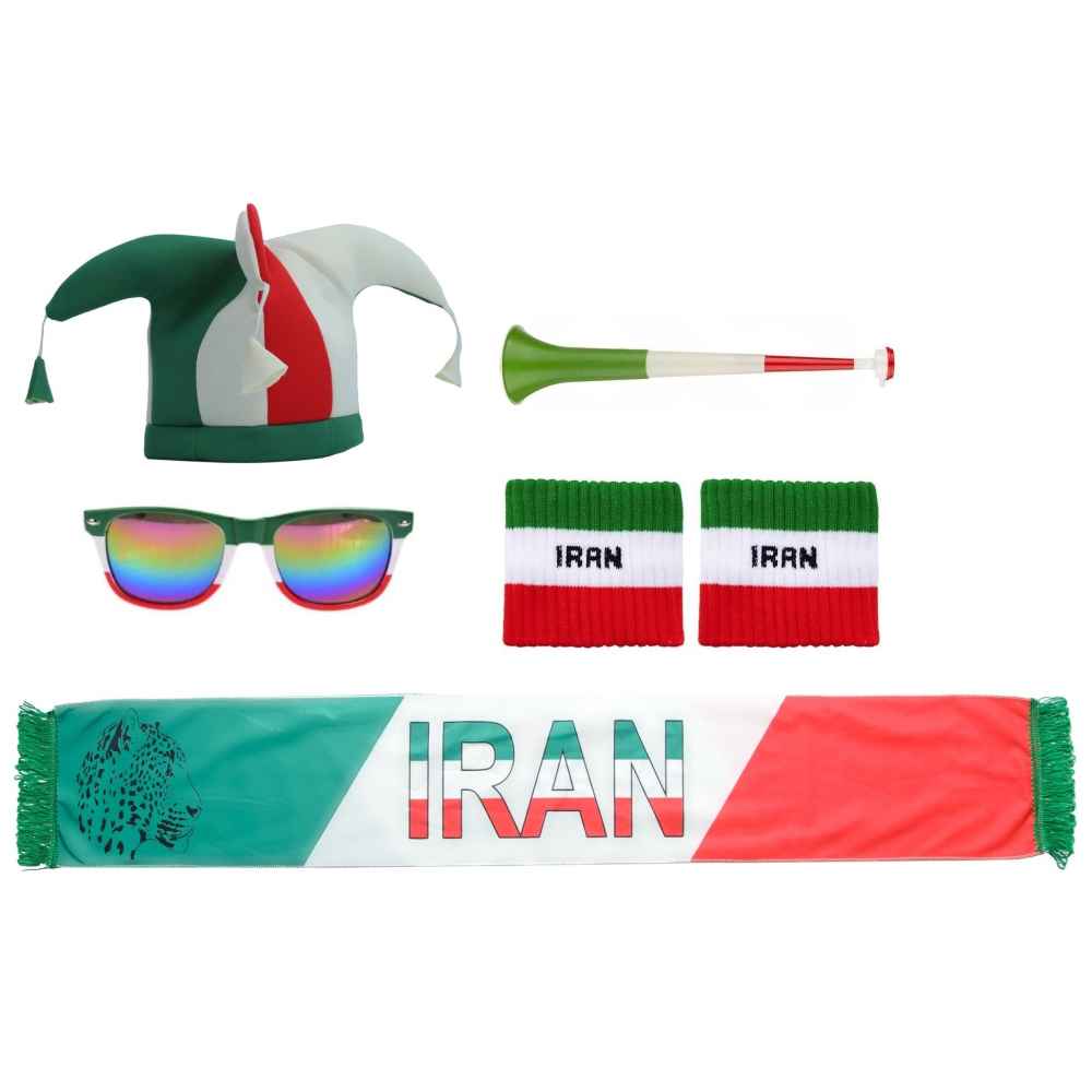 Iranian National Football Team Fan Accessories Set - 6 Pieces