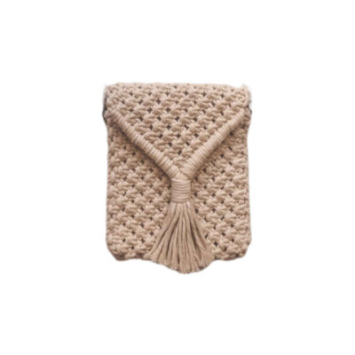 Sac à bandoulière macramé luxueux fait main Rana