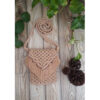 Sac à bandoulière macramé luxueux fait main Sana