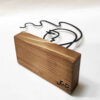 Sculpture d'art figurine minimaliste en métal - Fille