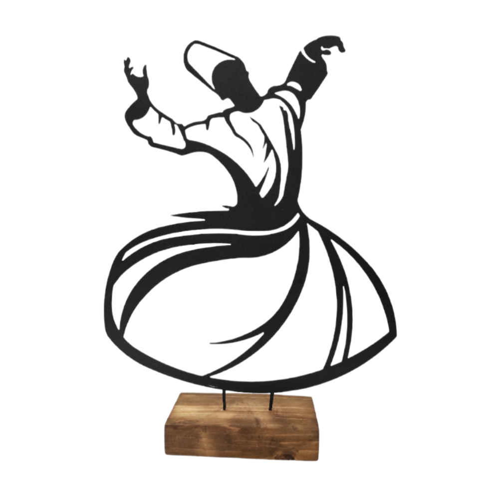 Sculpture d'art figurine minimaliste en métal - Raghs Sama