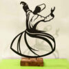 Sculpture d'art figurine minimaliste en métal - Raghs Sama