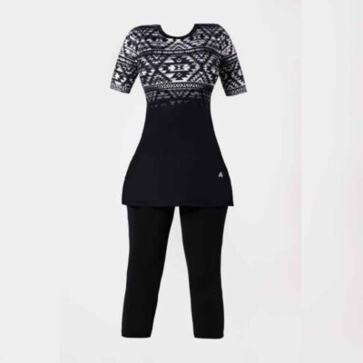 Maillot de Bain Modeste pour Femmes à Manches Courtes Modèle Kian