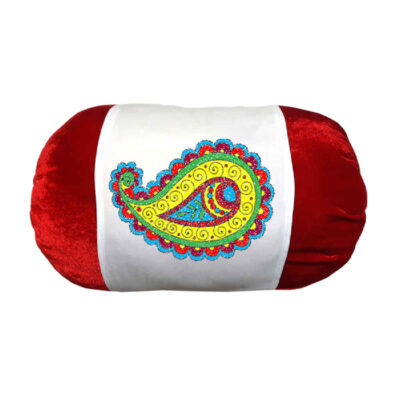 Traversin Cylindrique Persan en Velours Mona