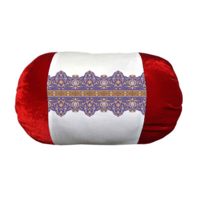 Traversin Cylindrique Persan en Velours Shakiba