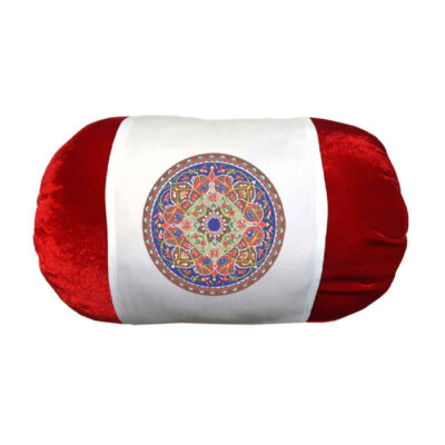 Traversin Cylindrique Persan en Velours Shiva