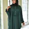 Abaya papillon traditionnelle pour femmes – Tissu coton doux
