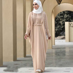 Abaya papillon traditionnelle pour femmes – Tissu coton doux