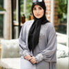 Abaya traditionnelle pour femmes musulmanes avec tissu doux