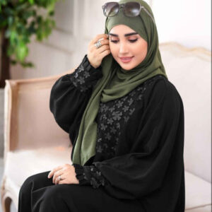 Abaya traditionnelle pour femmes musulmanes avec tissu doux