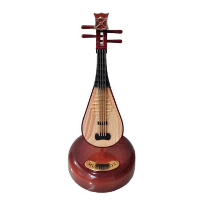 Boîte à Musique Art Déco en Bois – Modèle Instrument
