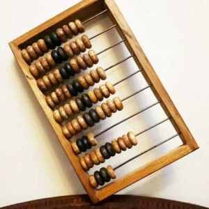 Abacus persan en bois Chortkeh de style vintage
