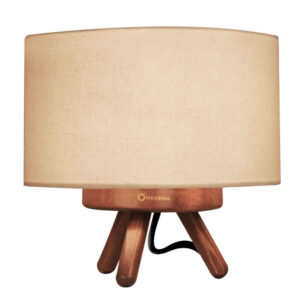 Lampe de table en bois fait main – modèle Diana