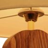 Lampe de table en bois fait main – modèle Messina