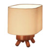 Lampe de table en bois fait main – modèle Nasrin