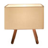 Lampe de table en bois fait main – modèle Nastaran